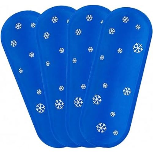 4 Pcs Small Breastmilk Ice Packs for Breastmilk Storage, Gel Ice Packs for Breast Milk Keeps Breast Milk Fresh, Perfect for Cooling Milk, Camping, Picnics, Lunchboxes or Injury Relief