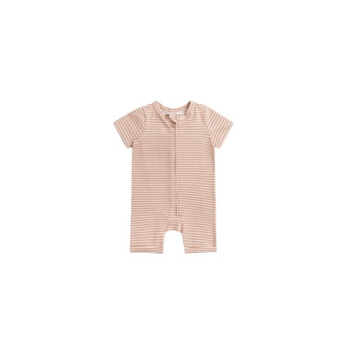 Bilbi Knit Short Sleeve Snuggle Bodysuit Sesame | Baby Bunting AU