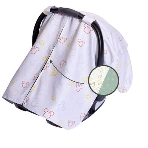 J.L Childress Reversible Infant Car Seat Canopy, Mickey Mouse