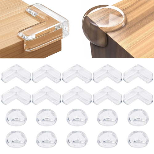 Dihmpor 20 Pack Corner Protector Baby, Table Corner Protectors for Baby Guards Clear for Furniture Corner Protectors Proof Covers.