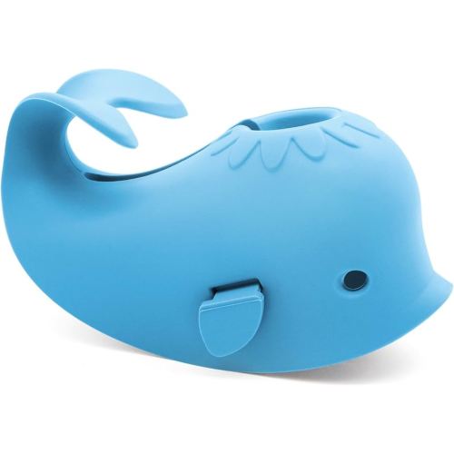 Baby Bathtub Faucet Cover, Baby Safety Protection Silicone Toys, Bath Spout Cover Baby Bathtub, Faucet Cover Baby Bathtub Silicone Whale for Kids, Toddler, Infant, Gifts for Children