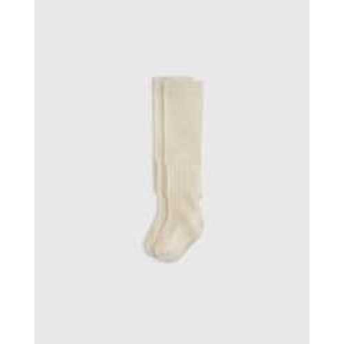 Organic Cotton Rib Tights (2-pack) - Baby in Ivory
