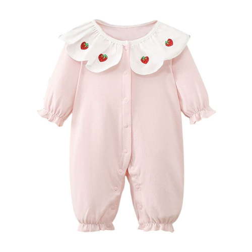Utlike Baby Girls Bodysuits Long Sleeve Pullover Newborn Sweatshirt Romper Breathable Onesies For Infant Size 0 Months-3 Months