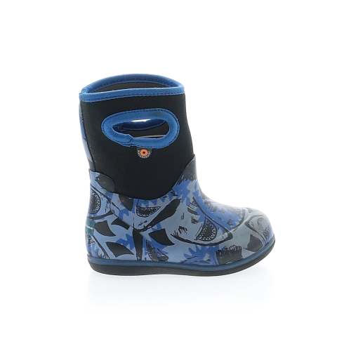 Used Bogs Blue Rain Boots Size 6-9 mo (baby)