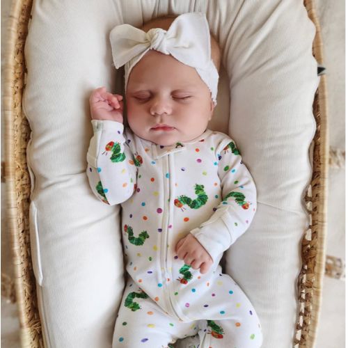 Caterpillar | Organic Zipper Footie – L'ovedbaby