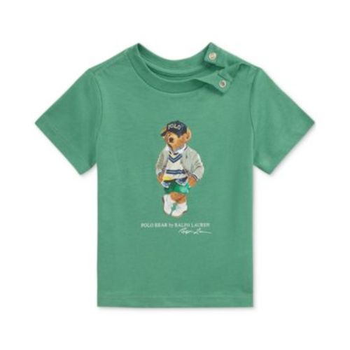 Baby Boys Cotton Polo Bear Tee