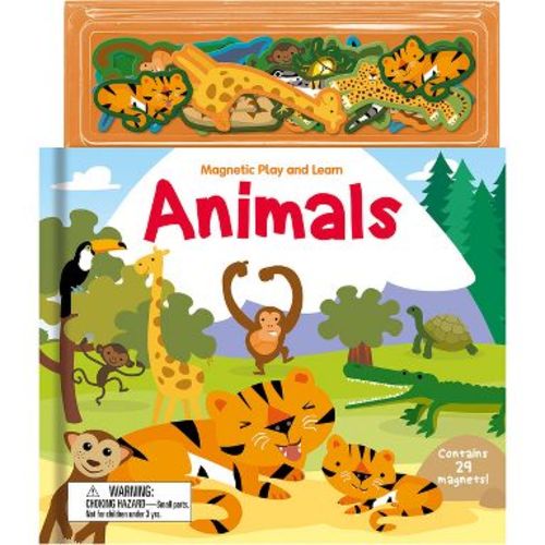 Magnetic Play and Learn Animals - (Magnetic Play & Learn) by Joshua George (Hardcover)