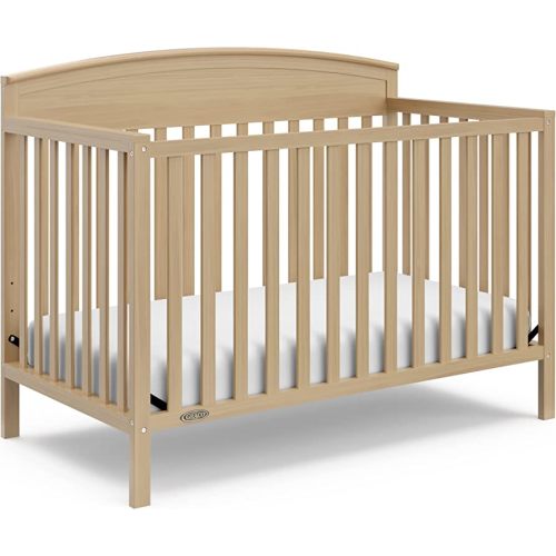 Graco Benton 5-in-1 Convertible Crib (Driftwood) – GREENGUARD Gold Certified, Converts from Baby Crib to Toddler Bed, Daybed and Full-Size Bed, Fits Standard Full-Size Crib Mattress
