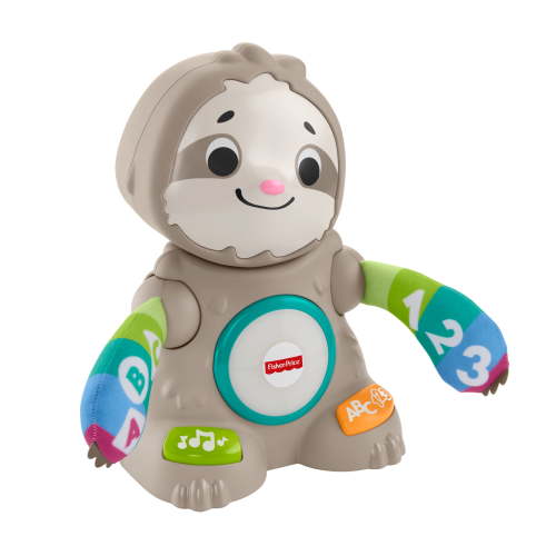 Fisher-Price Linkimals Smooth Moves Sloth Baby Electronic Learning Toy with Lights & Music