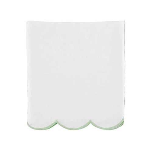 Scallop Crib Skirt in Garden Green | Caitlin Wilson