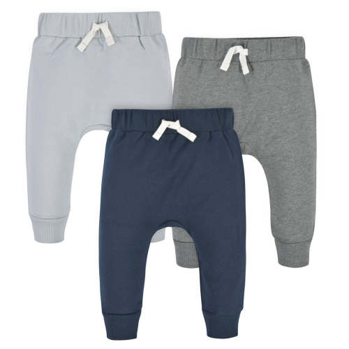 3-Pack Baby & Toddler Boys Navy & Gray Premium Jogger – Gerber Childrenswear