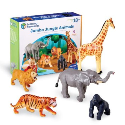 Learning Resources Jumbo Jungle Animals - 5pc