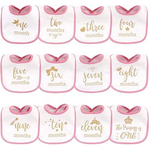 Hudson Baby Unisex Baby Cotton Bibs, Brand Sparkling New, One Size