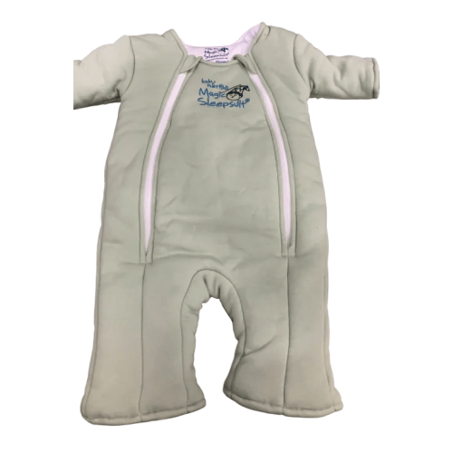 Baby Merlin's Magic Sleepsuit, Sage Green, Cotton, Large 3-6 Months