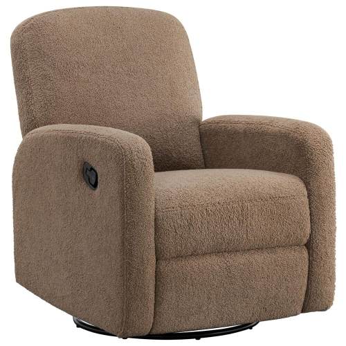 Oxford Baby Snuggly Glider Recliner in Boucle Teddy Brown