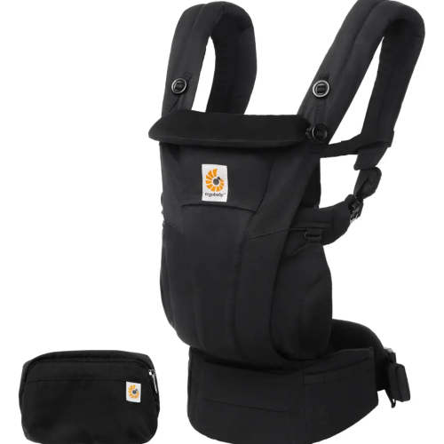 Omni Dream All Carry Positions Soft Touch Cotton Baby Carrier for Newborn to Toddler - Black