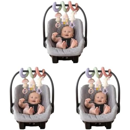 Itzy Ritzy Spiral Car Seat & Stroller Activity Toy Ages 0+ (Pastel Rainbow)