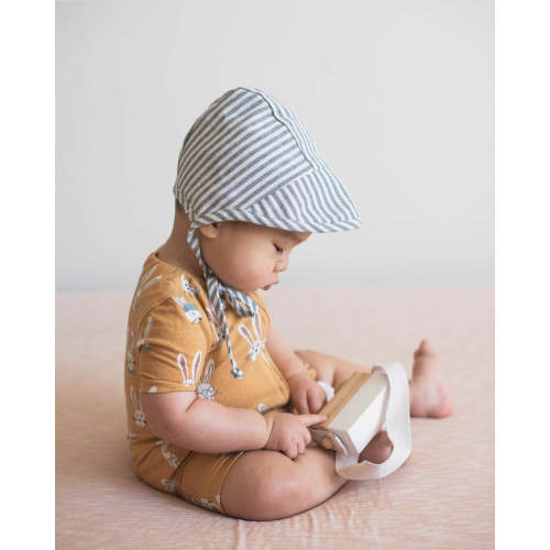 Nautical Bonnet with Visor – Olive and Cradle