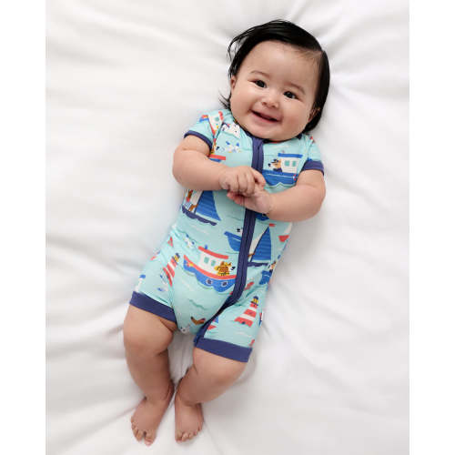 Nautical Paws Shorty Zippy | Little Sleepies