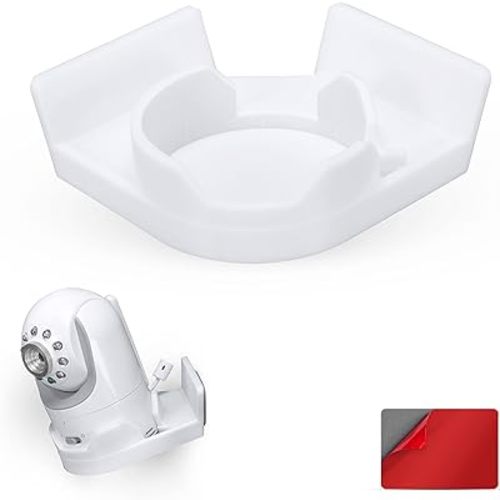 Corner Mount Infant Optics DXR-8 & Pro Adhesive Wall Shelf, Optimal Viewing, Full Pan & Tilt, Easy Installation, No Mess, No Screws by Brainwavz