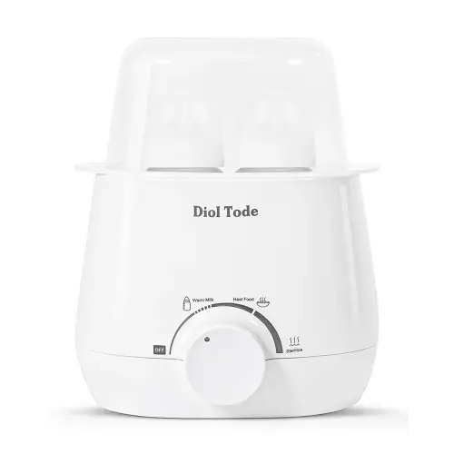 Bottle Warmer, Fast Baby Bottle Warmer for Breastmilk or Formula, 8-in-1 Milk Warmer for Baby, Smart Temperature Control, Sterili-zing, Heat Food, Double Bottle Warmer for All Bottles