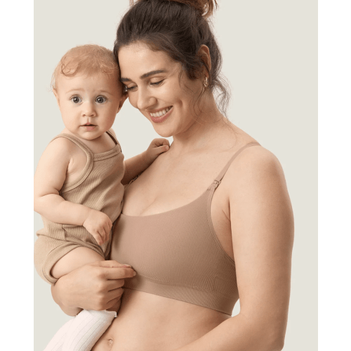 Ribbed Scoop Nursing Bralette