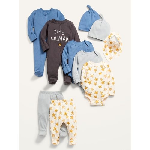 Unisex Layette Essentials 10-Pack for Baby