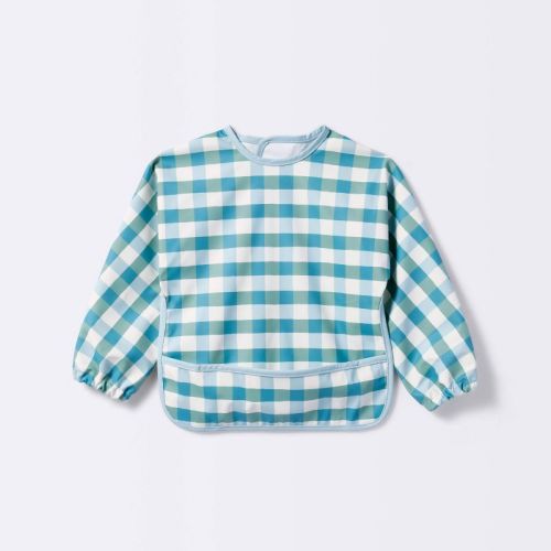 Long Sleeve Bib - Gingham - Cloud Island™