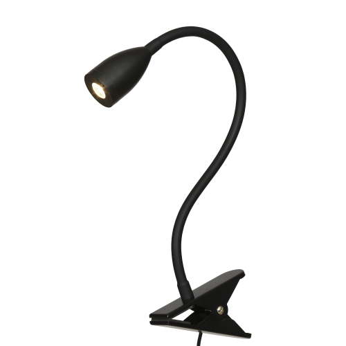 Mainstays 13" LED USB-Powered Dimmable Clip-on Task Lamp, Black