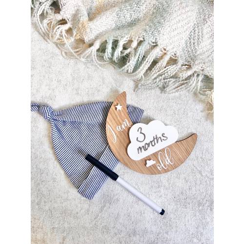 Reusable Baby Milestones, Baby Milestone Cards, Milestone Discs, New Baby Gift, Baby Milestone Plaque, Baby Shower Gift, Baby Photo Prop