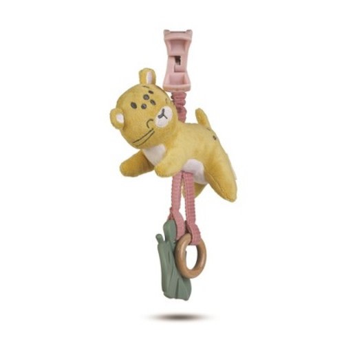 SARO Sensory Jungle Party Pull-Down Rattle - Cheetah: Developmental & Sensory Activity Toy