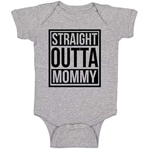 Straight Outta Mommy - Funny Baby Essentials Bodysuit - Baby Girl Clothes Newborn Girl Romper