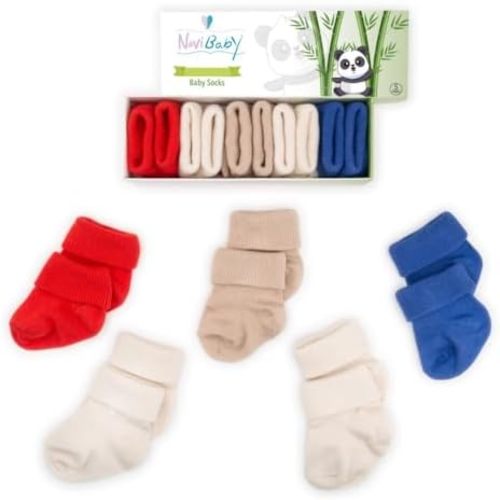 Baby Socks 0-6 Months, 6-12 Infant Ankle Socks for Boys and Girls, Essential Baby Items for Newborns