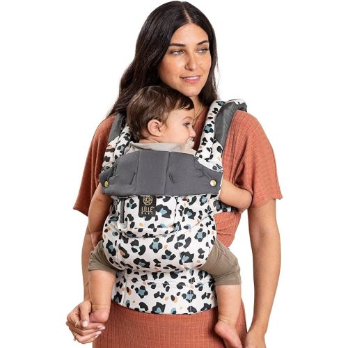 LÍLLÉbaby Complete 6-in-1 Ergonomic Baby Carrier Infant to Toddler with Lumbar Support (7-45 Pounds), 360 Degree Baby Wearing, Inward and Outward Facing (Desert Leopard)