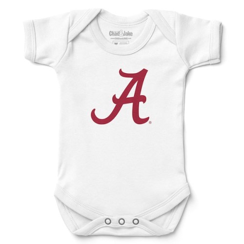 Alabama Crimson Tide Official Store Newborn & Infant Chad & Jake White Alabama Crimson Tide  Bodysuit