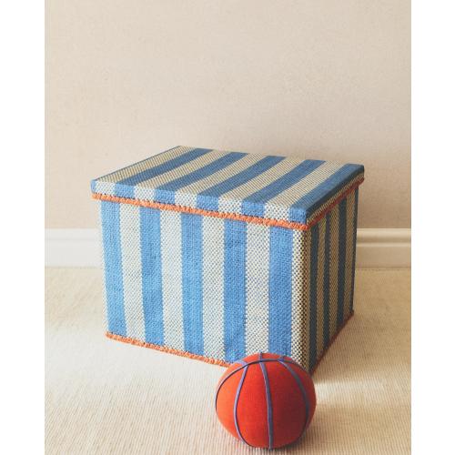 KIDS' FOLDABLE STRIPED BASKET