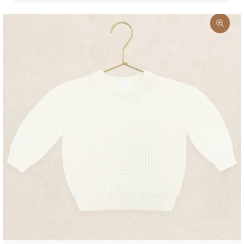 Knit Chunky Sweater - Ivory