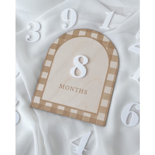 Baby Boy Milestone Marker Boy Monthly Milestone Baby Boy Month Milestone Baby Wooden Milestone Monthly Sign Baby Milestone Card Baby Shower