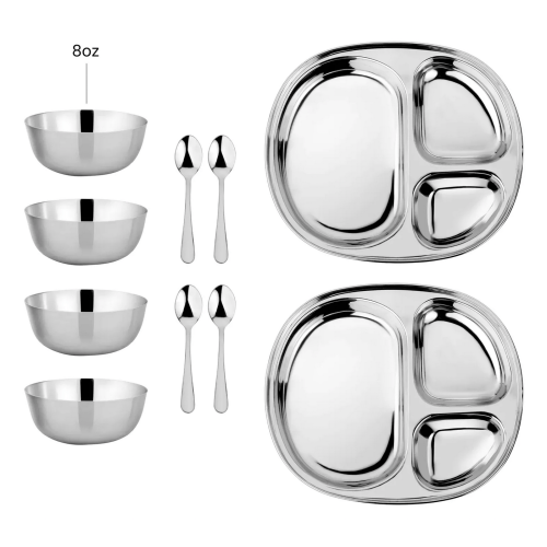 Ahimsa Stainless Steel Dishware