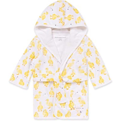 Burt's Bees Baby Hooded Robe Organic Terry Bathrobe, Newborn Bath Essentials, Unisex Boys and Girls