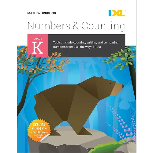 IXL Numbers and Counting Kindergarten Workbooks, Math Book for Kids Ages 5-6, Mathematics Activities Covering How to Count, Write, and Compare up to 100 (IXL Topic-Specific Workbooks)