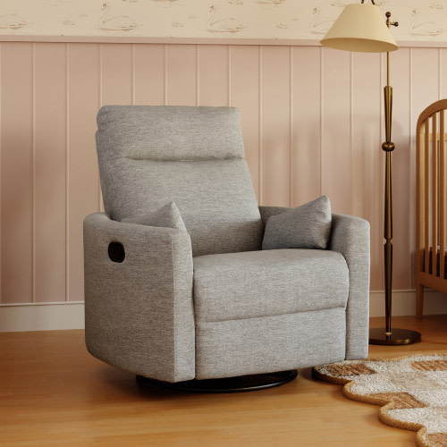 daVinci Atlas Manual Swivel Recliner - Frost Grey