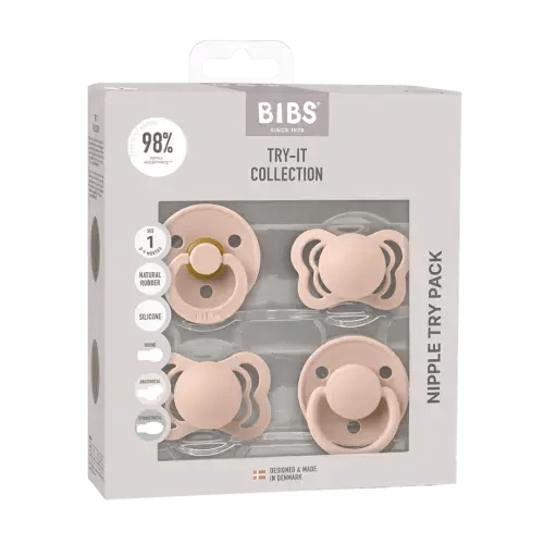 BIBS Blush Try-It Collection: Perfect Pacifier Variety – Bibsworld store US