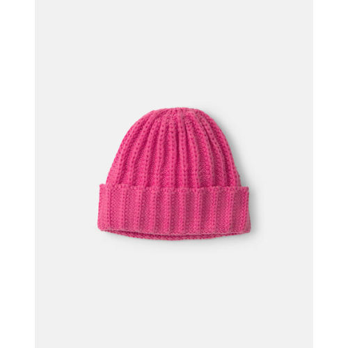 Baby Girl Ribbed Beanie - Pink | Carter's