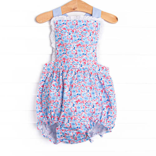 Red, White and Bloom Bubble, Blue – Stitchy Fish
