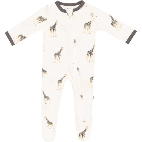 KYTE BABY Unisex Zipper Closure Footies, Rayon Made From Bamboo, 0-24 Months