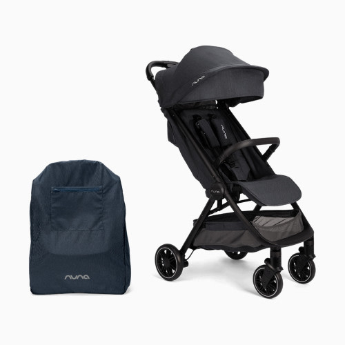 Nuna TRVL Easy Fold Compact Stroller & Carry Bag - Ocean