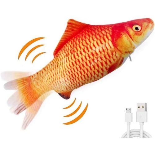 QIAONIUNIU Electric Moving Fish Plush Toys