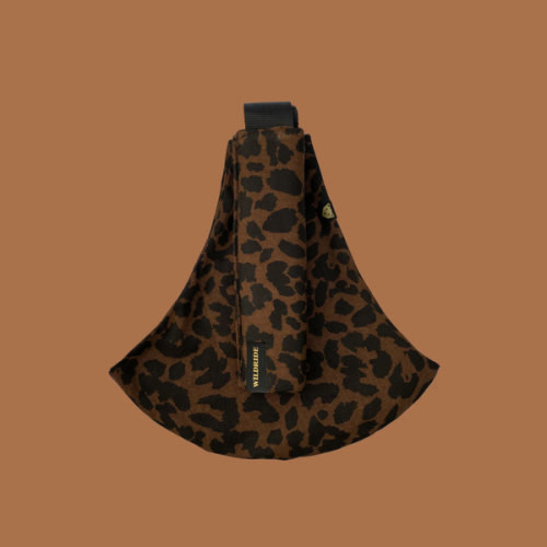 Toddler carrier leopard print brown | Wildride – Wildride USA