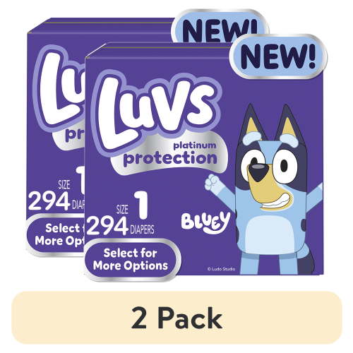 (2 pack) Luvs Diapers Size 1, 294 Count (Select for More Options)